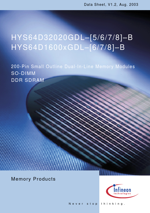 HYS64D16000GDL-6-B Infineon