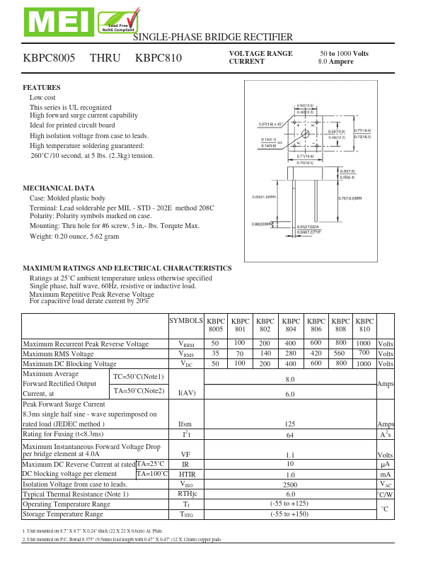 KBPC8005