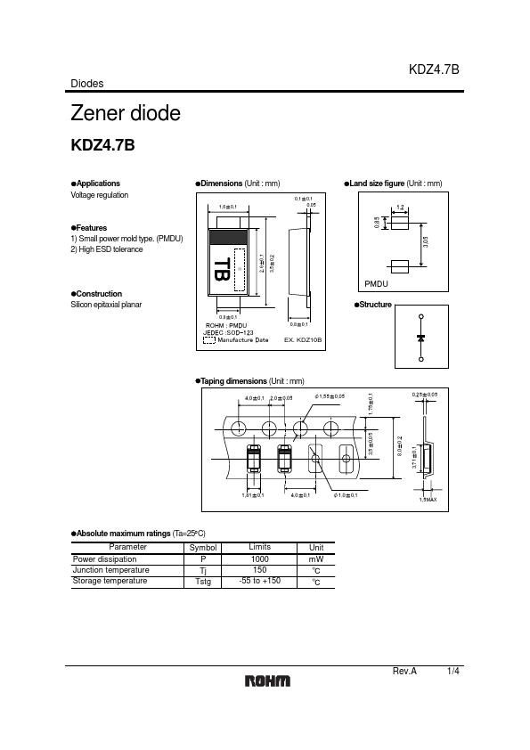 KDZ10B Diodes Incorporated