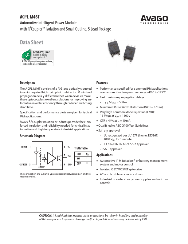 <?=ACPL-M46T?> डेटा पत्रक पीडीएफ