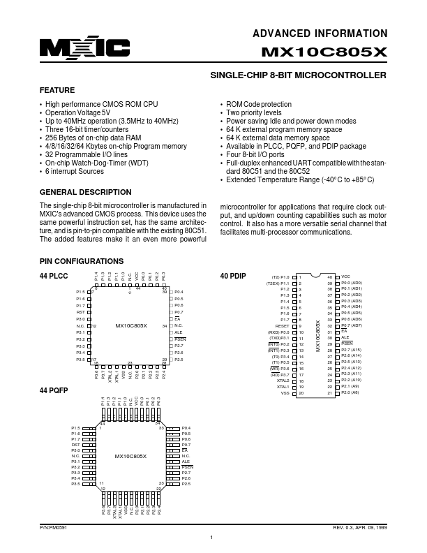 MX10C805x