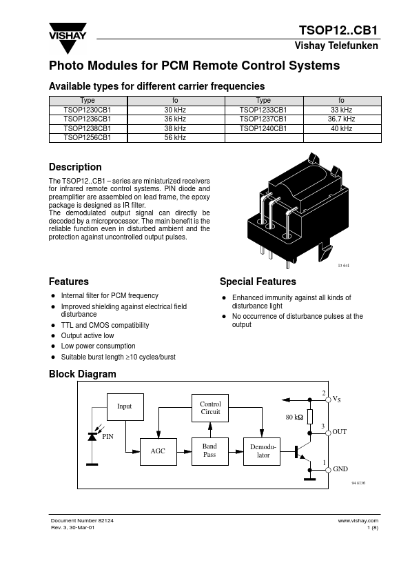 TSOP1256CB1