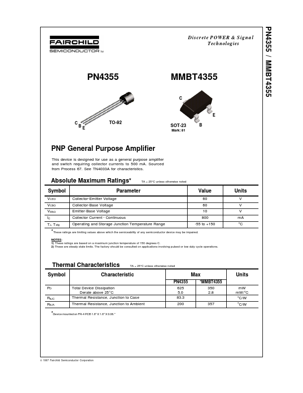MMBT4355 Fairchild