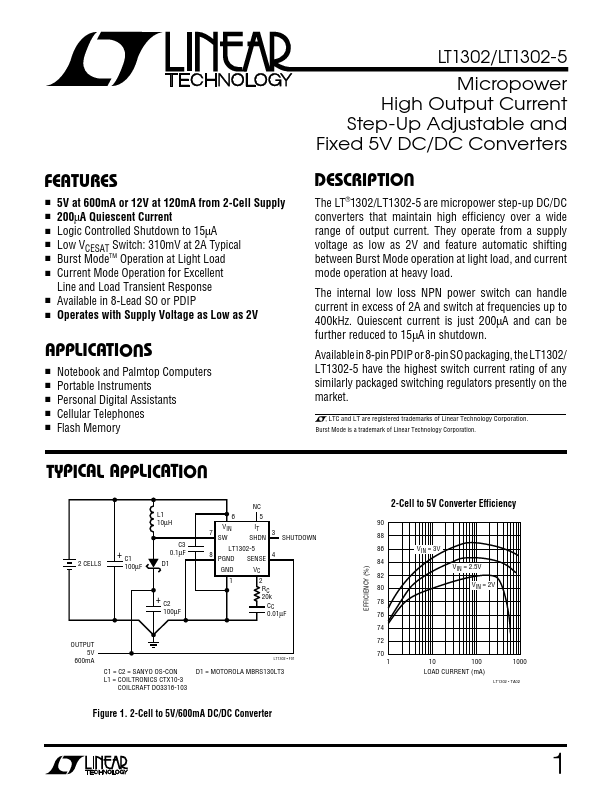 LT1302 Linear Technology