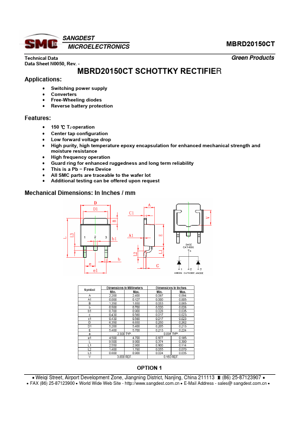 MBRD20150CT