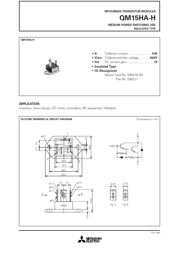 QM15 Mitsubishi Electric Semiconductor