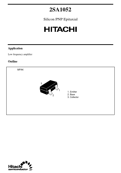 2SA1052 Hitachi Semiconductor