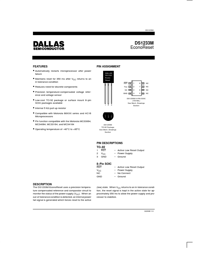 DS1233M Dallas