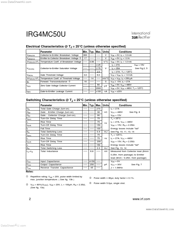 IRG4MC50U