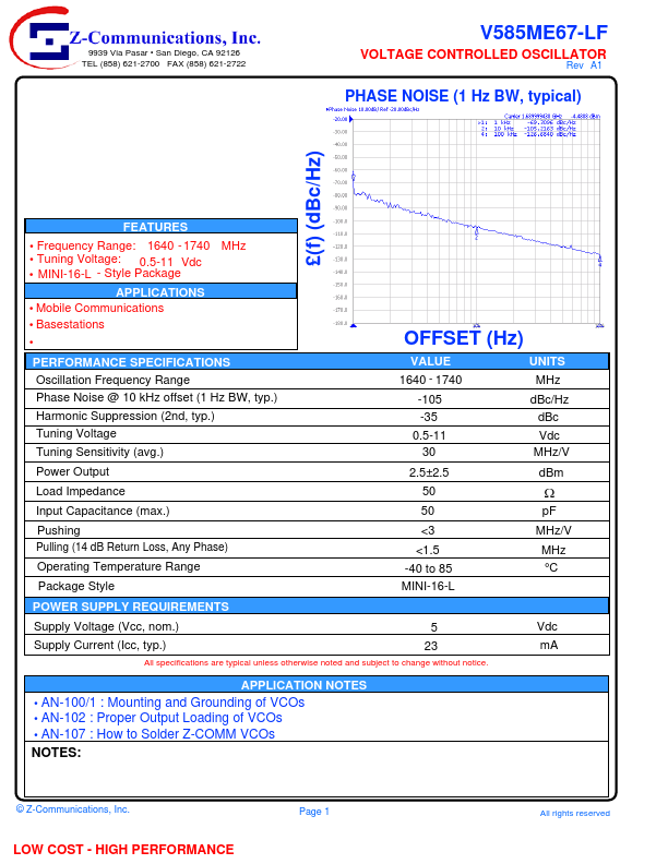 <?=V585ME67-LF?> डेटा पत्रक पीडीएफ