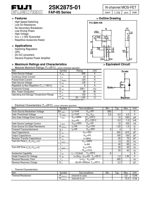 2SK2875-01