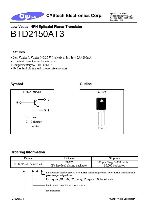 BTD2150AT3