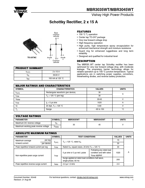 MBR3035WT