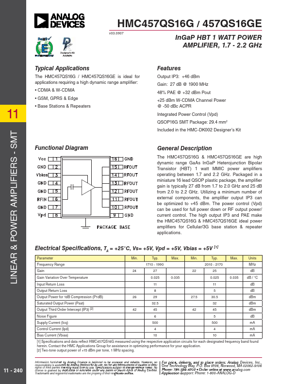 HMC457QS16G