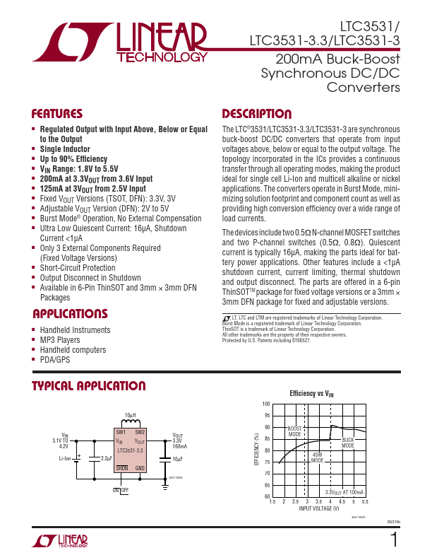 LTC3531-3 Linear Technology