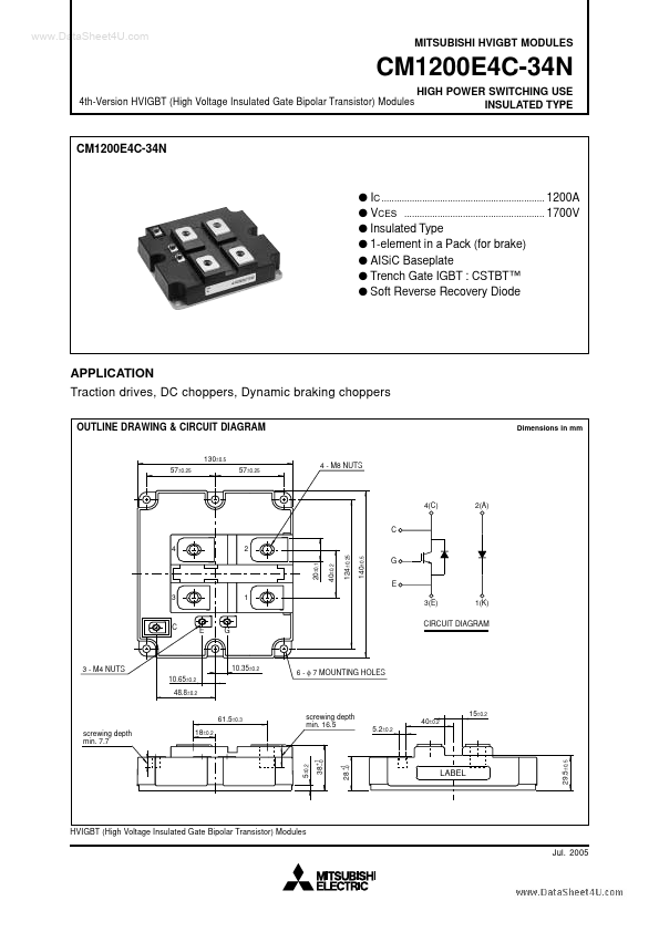 <?=CM1200E4C-34N?> डेटा पत्रक पीडीएफ