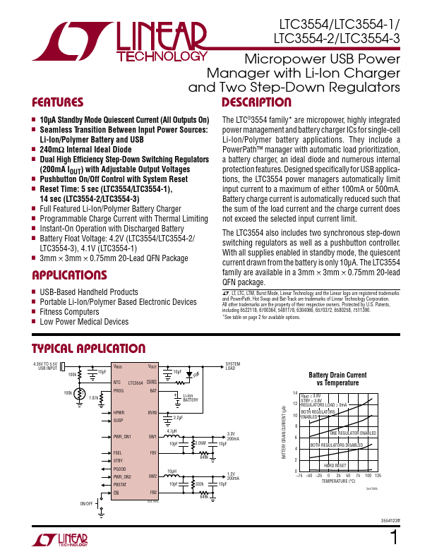 LTC3554-2 Linear