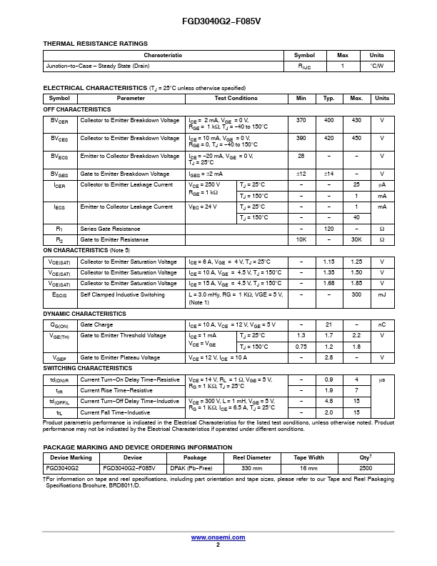 FGD3040G2-F085V