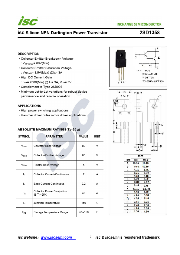 2SD1358