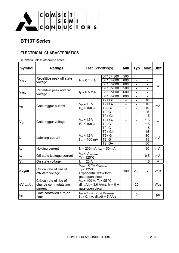 BT137-800