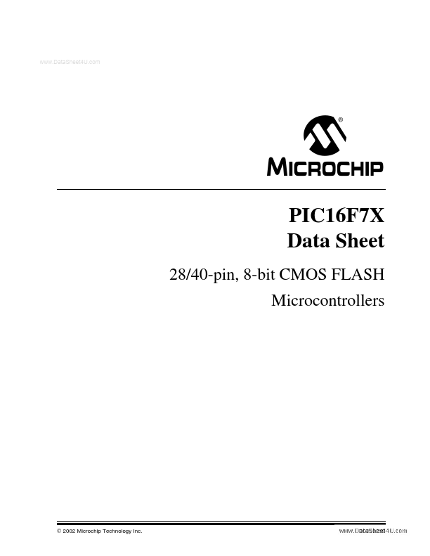 16F74 Microchip Technology
