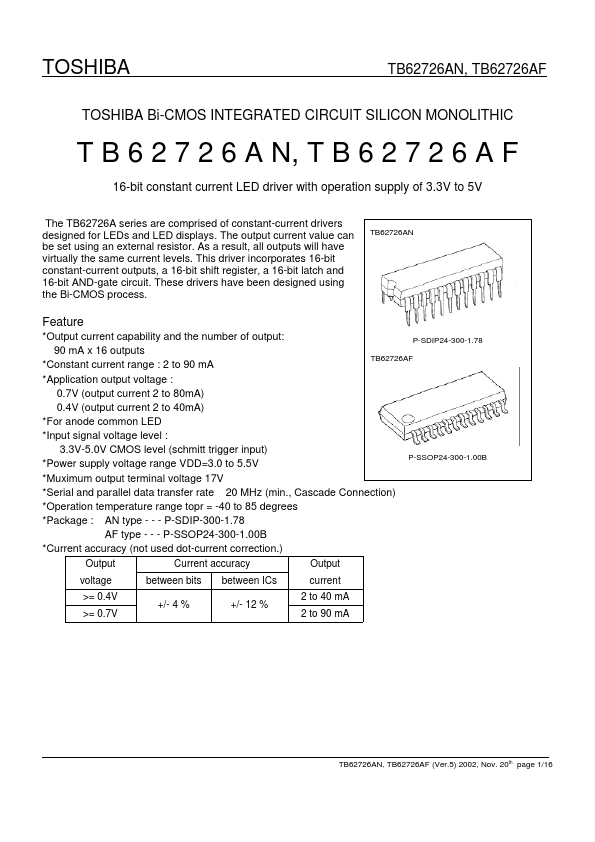 TB62726AN Toshiba