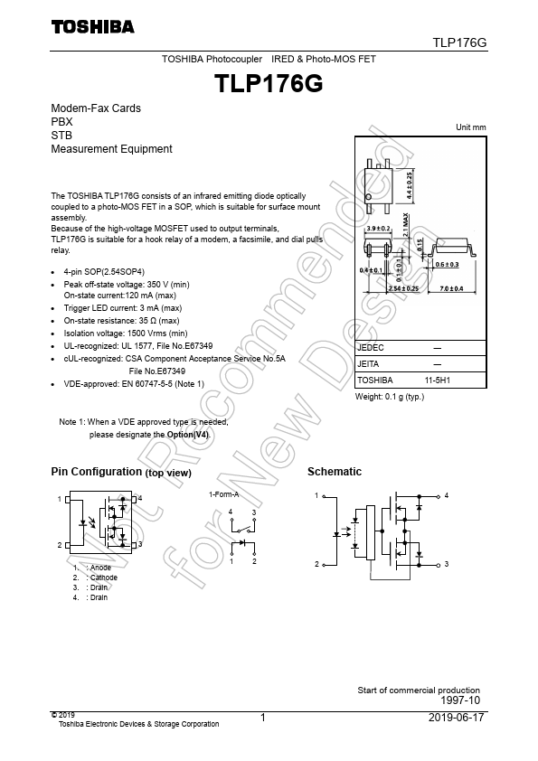 TLP176G Toshiba Semiconductor