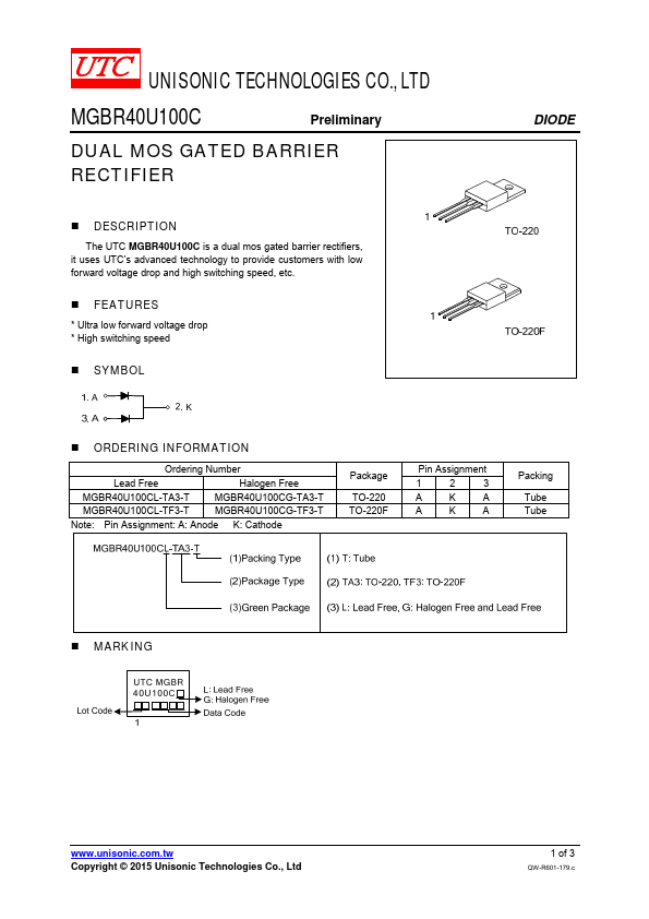 MGBR40U100C