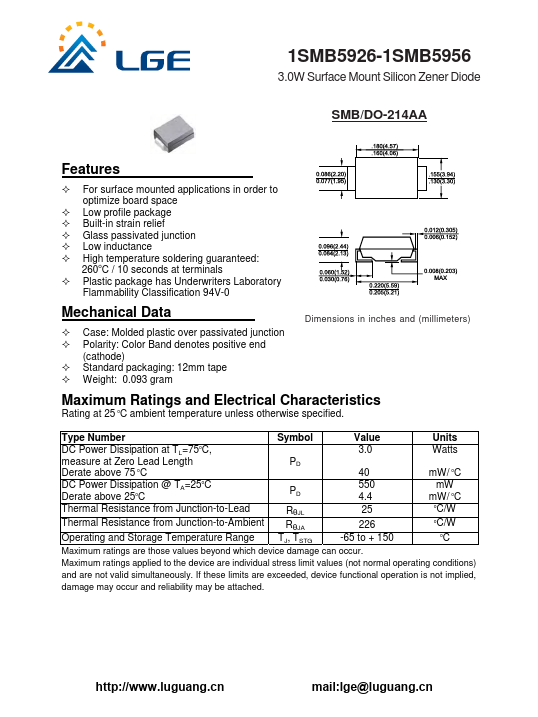 1SMB5950 LGE