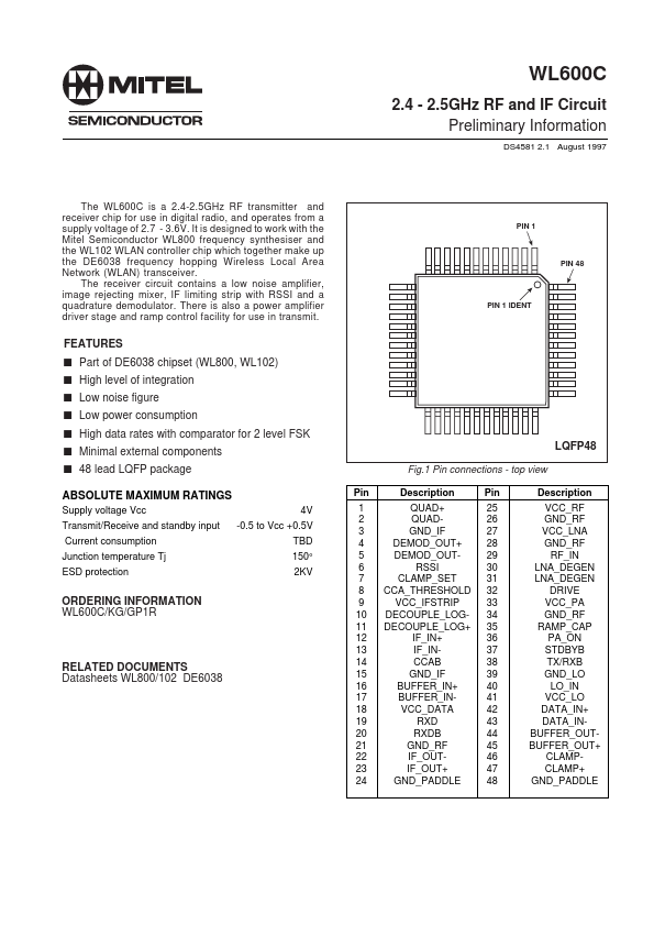 WL600C