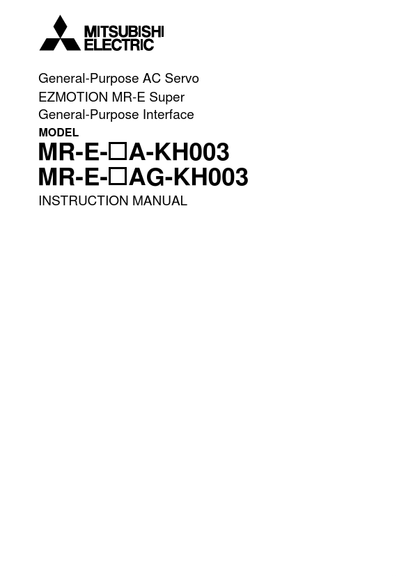 MR-E-10AG-KH003