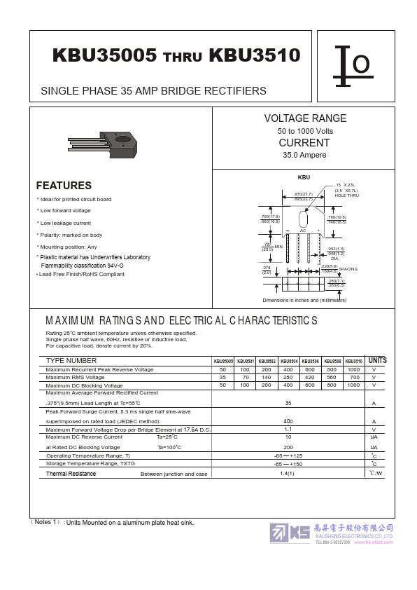 KBU35005 ETC