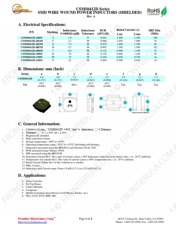 CSMS0412D