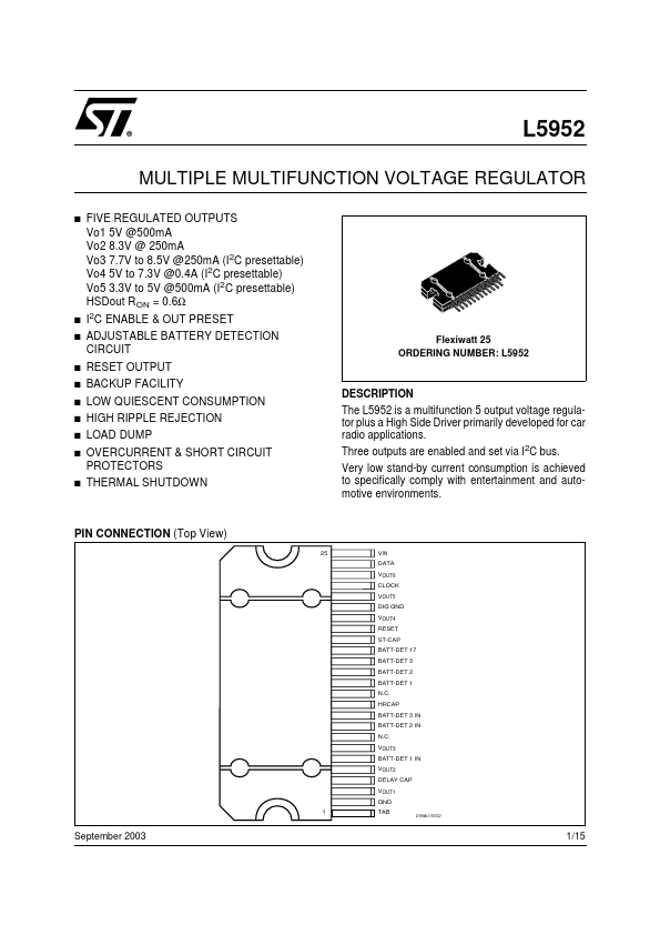 L5952 STMicroelectronics