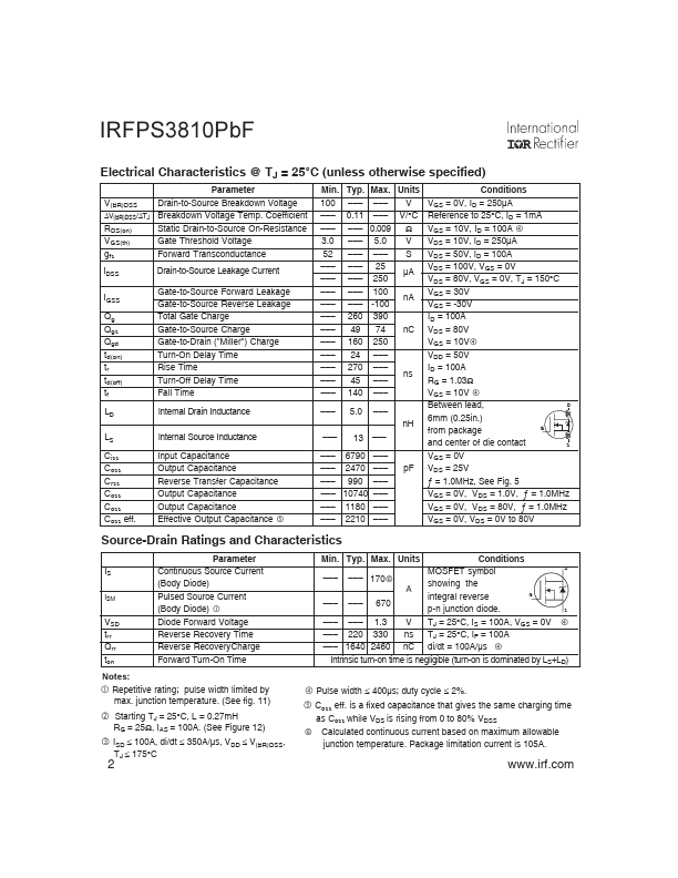 IRFPS3810PbF