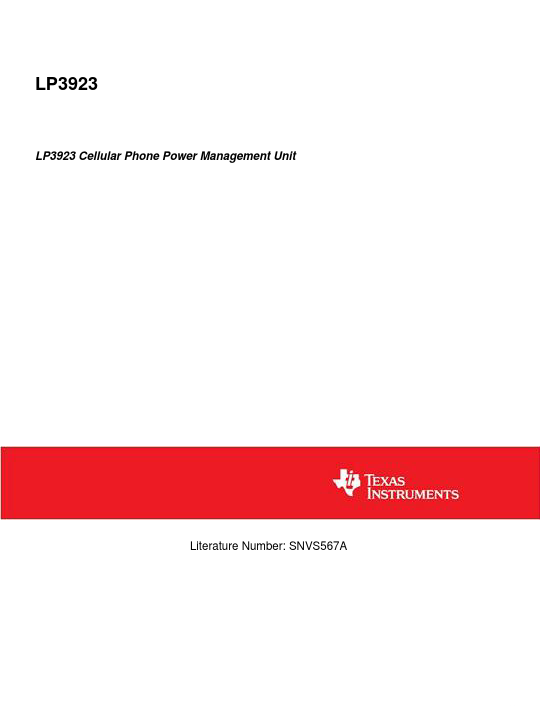 LP3923 National Semiconductor