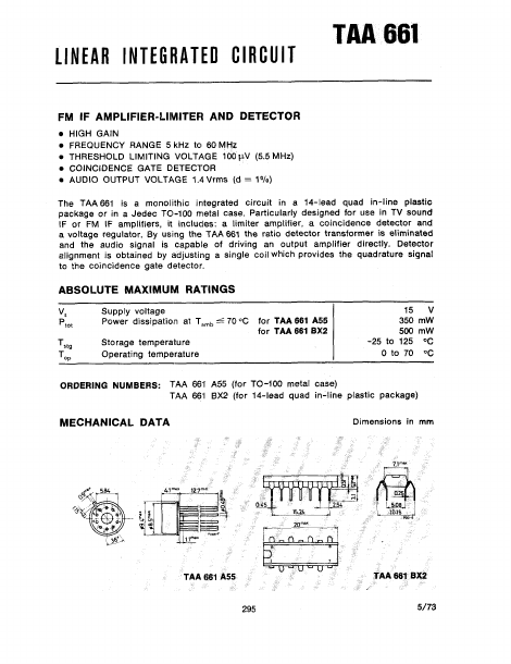 TAA661A55 ETC