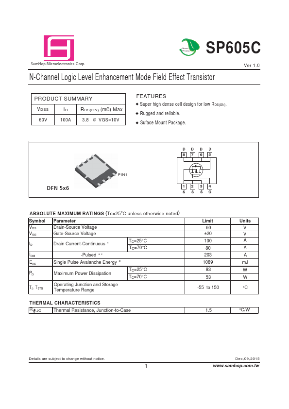 SP605C SamHop Microelectronics