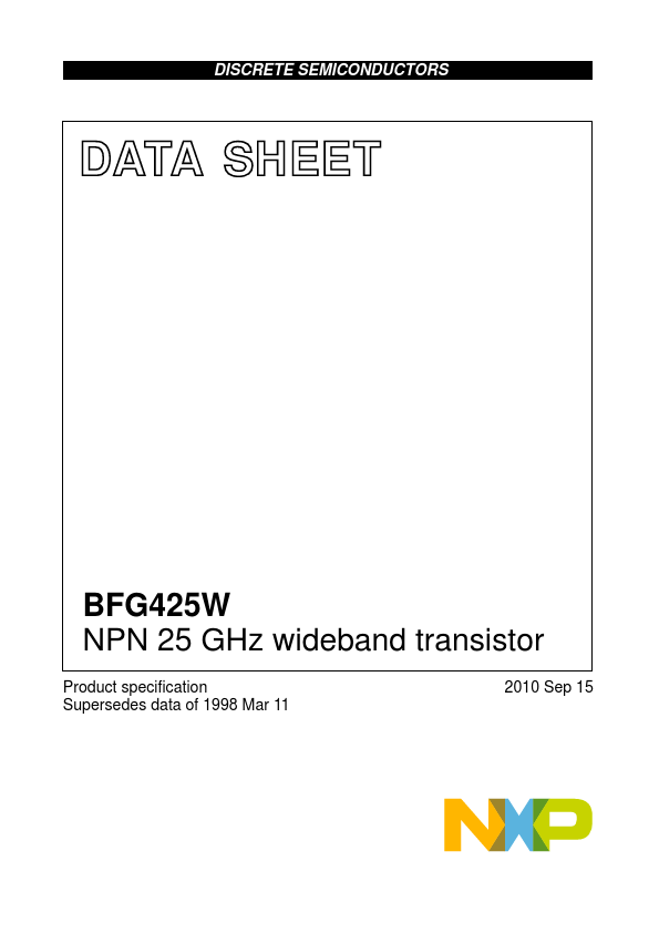 BFG425W NXP