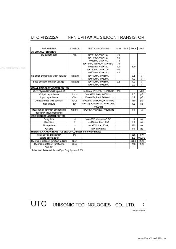 UTCPN2222A