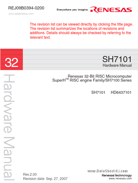 HD6437101 Renesas Technology