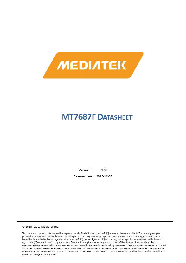 MT7687F MEDIATEK