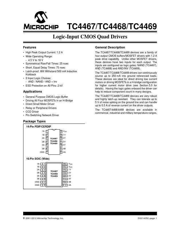 TC4468 Microchip