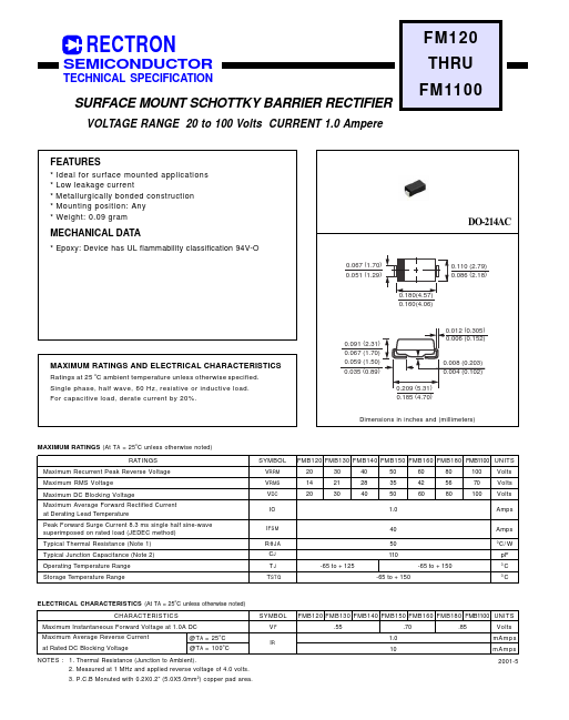 FMB130 Rectron Semiconductor