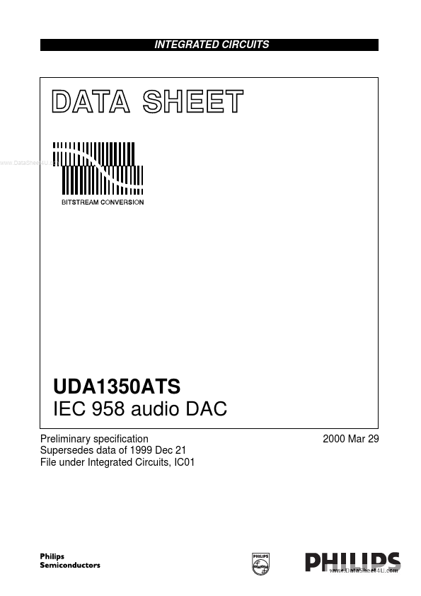 <?=UDA1350ATS?> डेटा पत्रक पीडीएफ