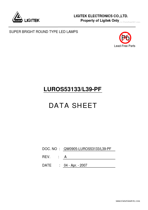 <?=LUROS53133-L39-PF?> डेटा पत्रक पीडीएफ