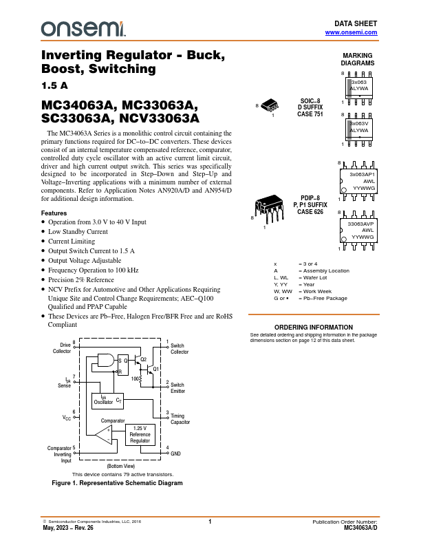 SC33063A ON Semiconductor