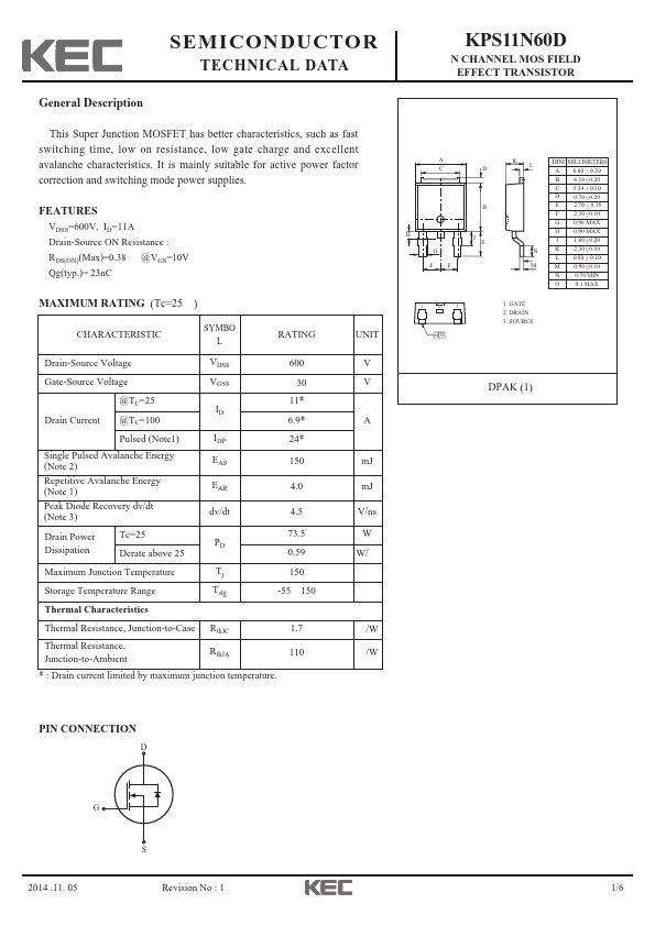 KPS11N60D