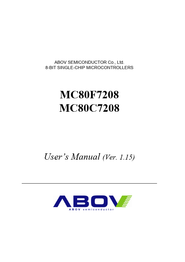 MC80F7208