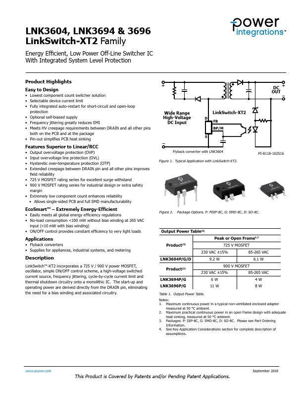 LNK3696 Power Integrations